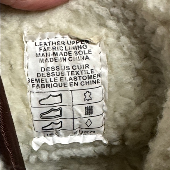 Pajar Canada women's tall winter boots,brown leather upper, shearling Size 7/7.5 - Picture 11 of 12